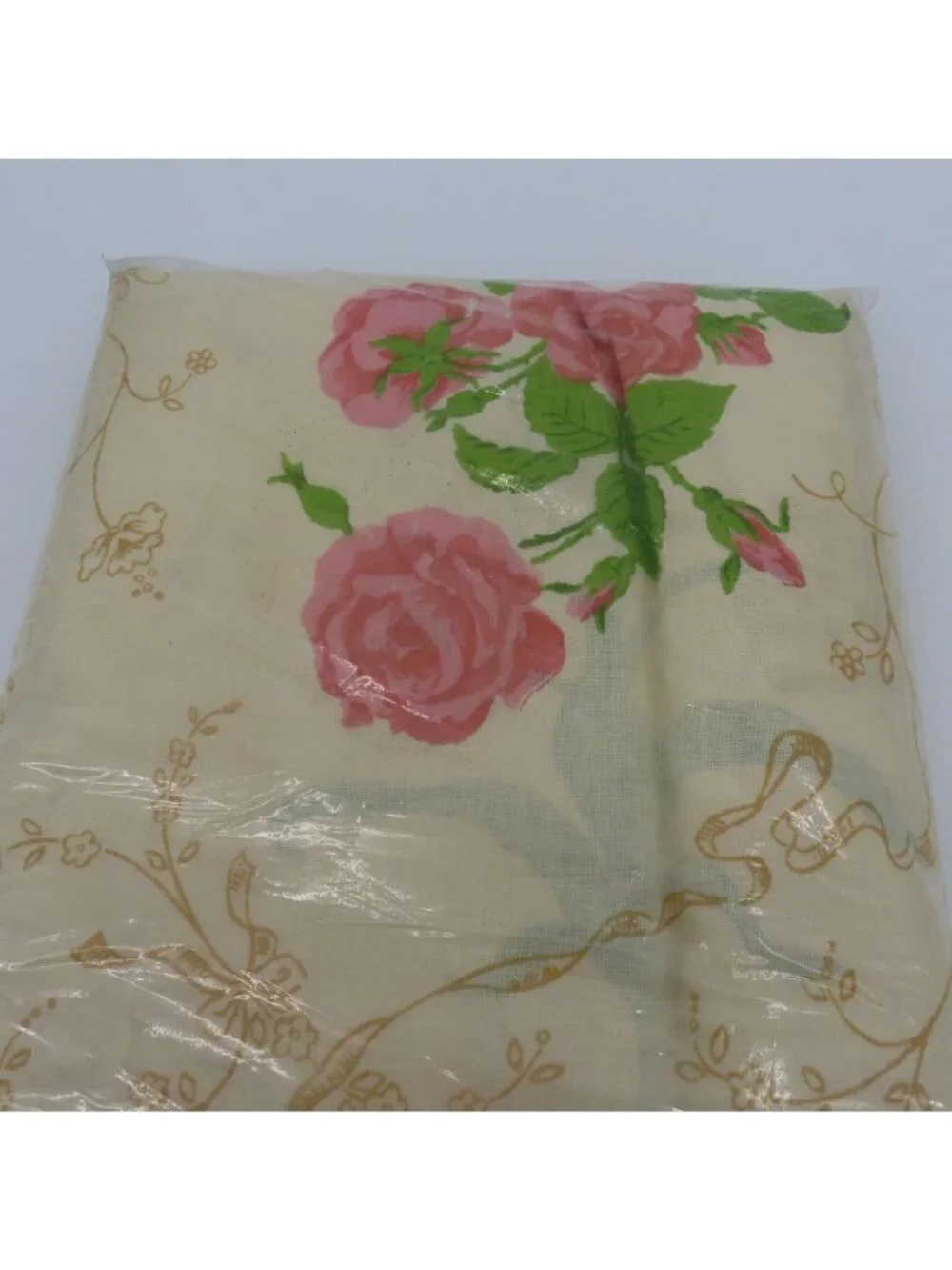 VTG Superior 72in x 84in Multicolor Flower Blanket Comforter Cover Zipper NEW